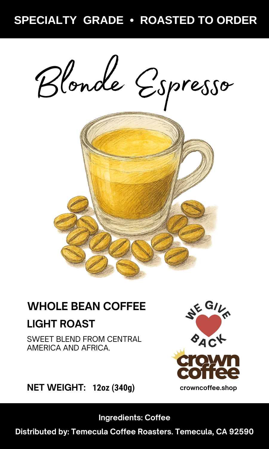 Blonde Espresso - Coffee