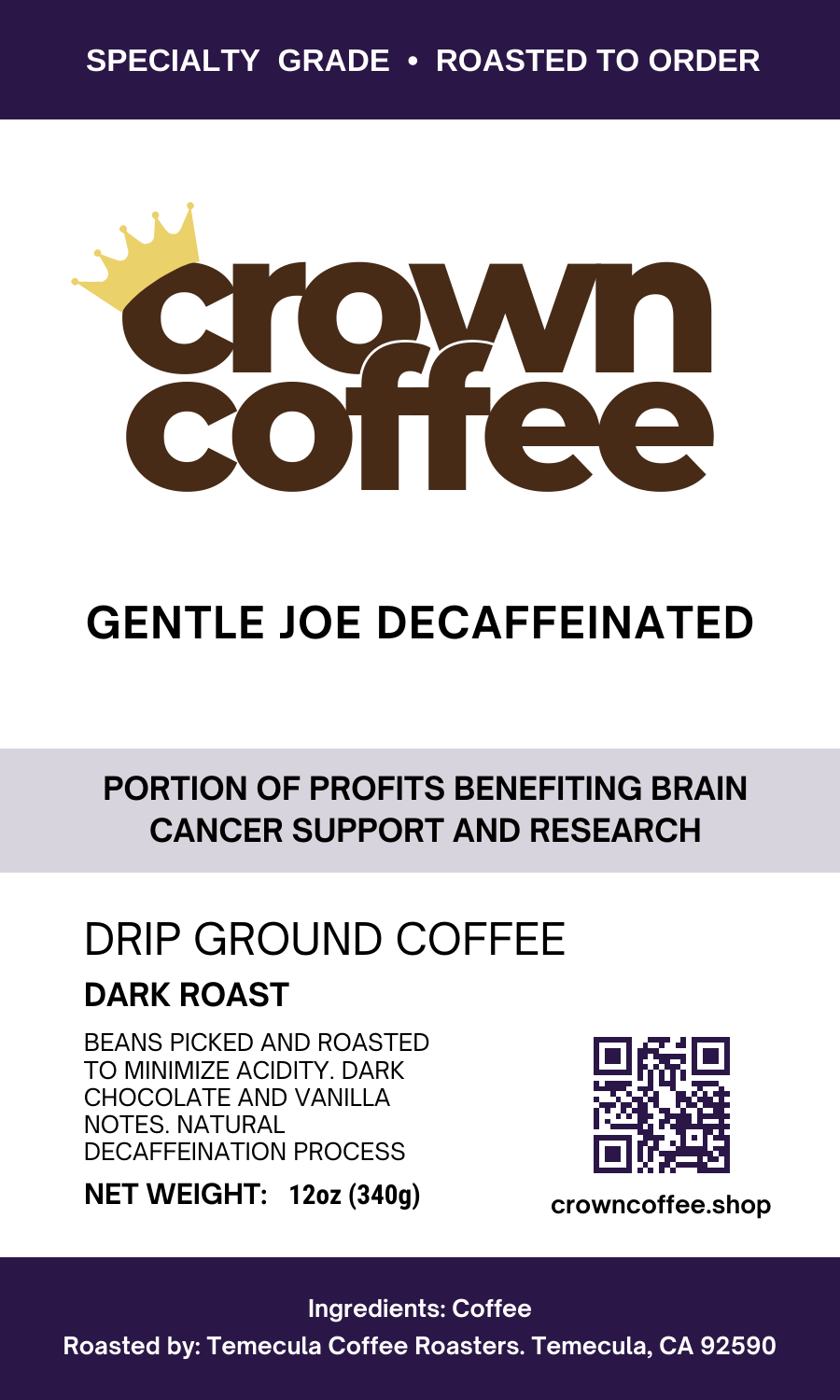 Gentle Joe Decaffeinated